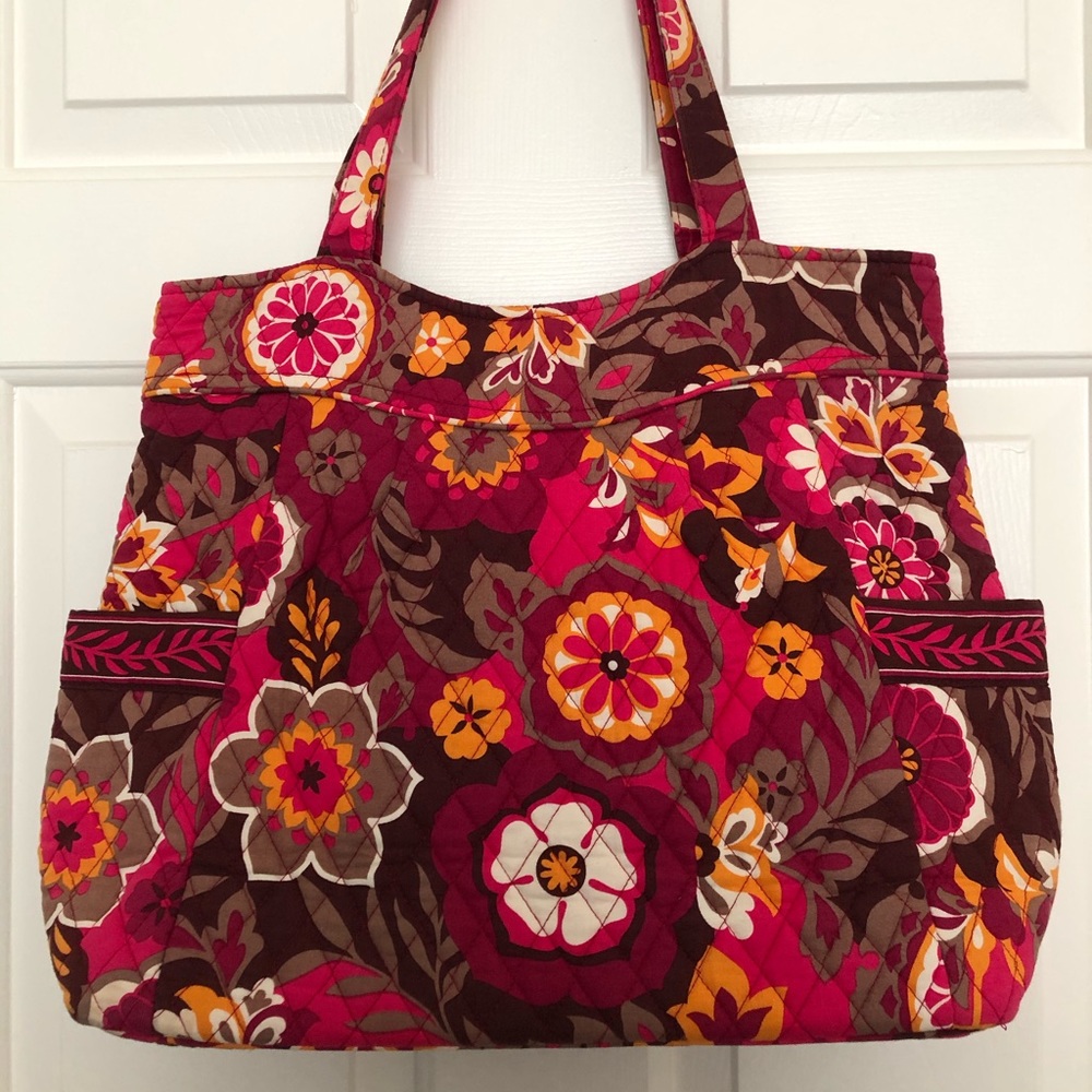 Vera Bradley Pleated Tote - Carnaby